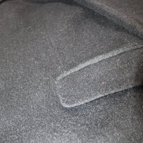 NWOT  $99 Hart Schaffner Marx Charcoal Wool/Cashmere Top Coat Overcoat 40S - Picture 9 of 16